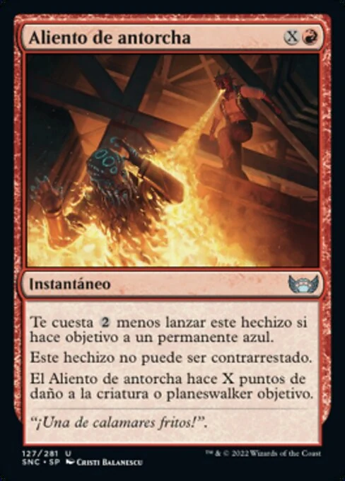 Aliento de antorcha
