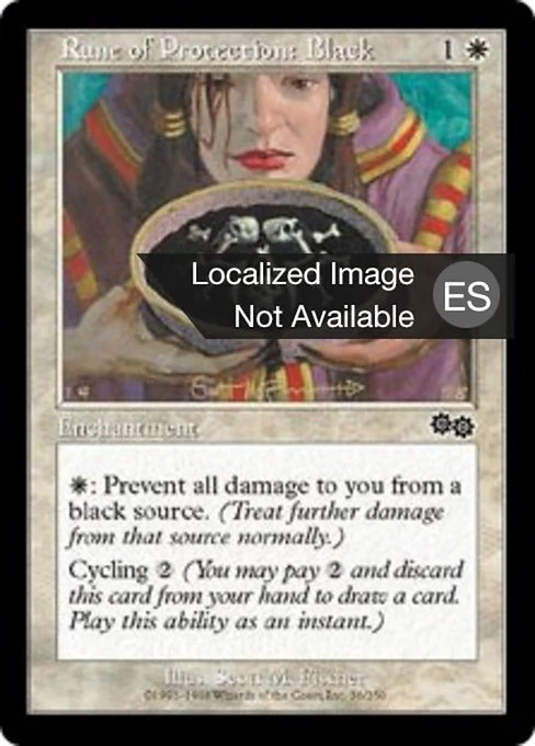 Runa de protección: negro