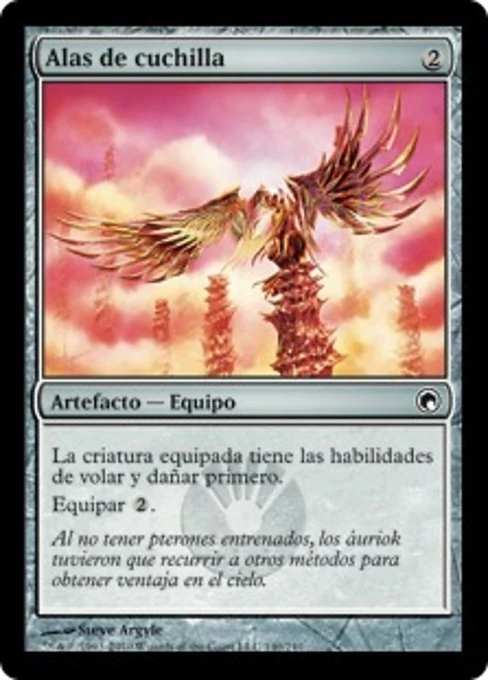 Alas de cuchilla