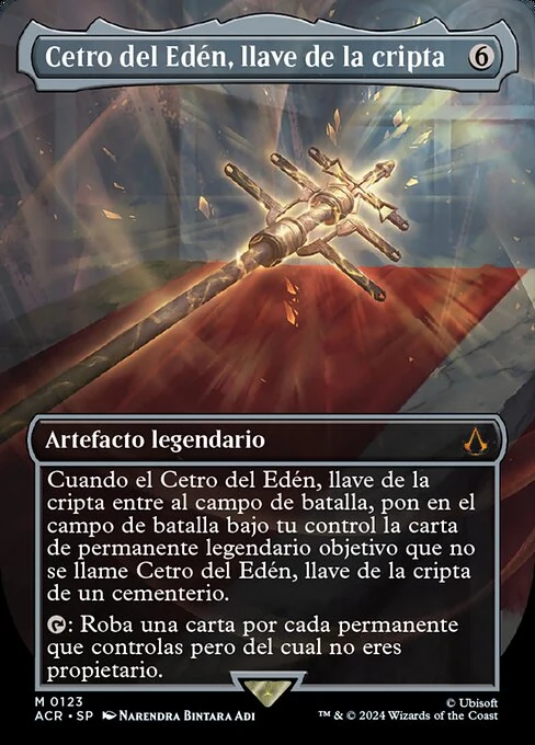 Cetro del Edén, llave de la cripta
