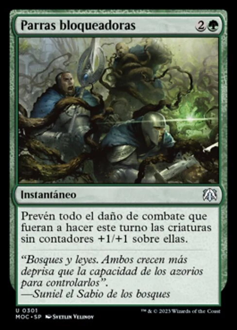 Parras bloqueadoras