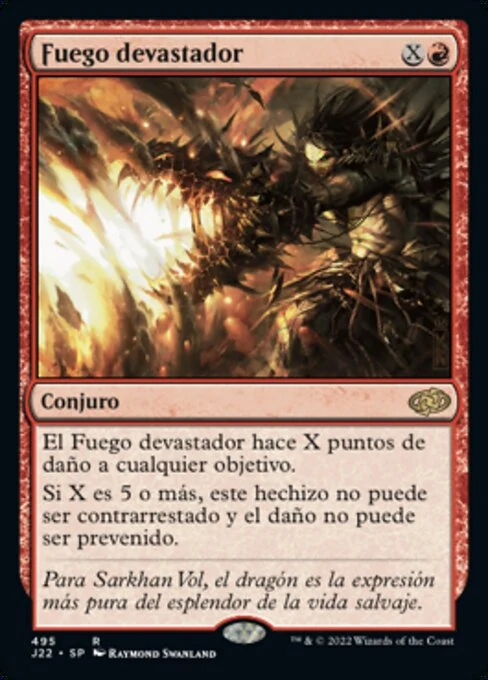Fuego devastador