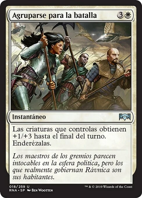 Agruparse para la batalla