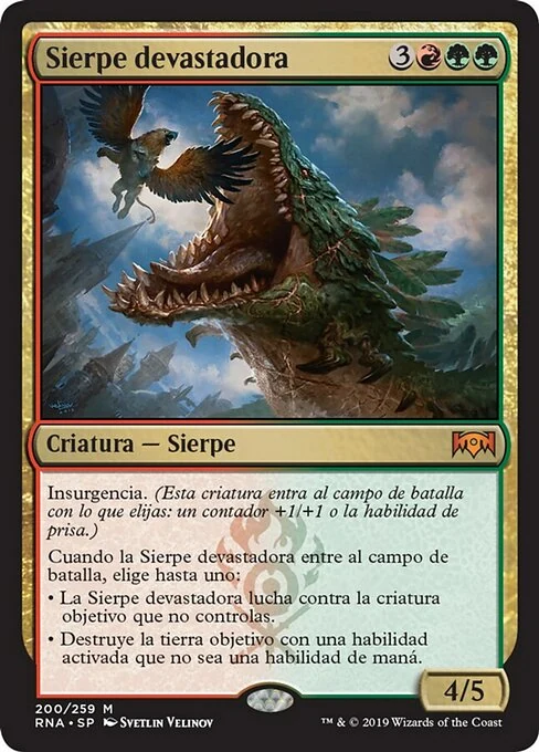 Sierpe devastadora