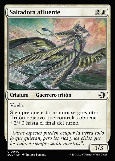 Saltadora afluente