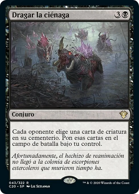 Dragar la ciénaga