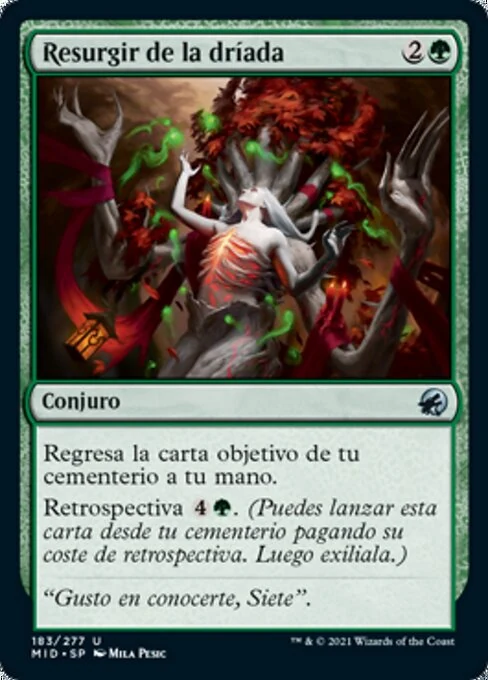 Resurgir de la dríada