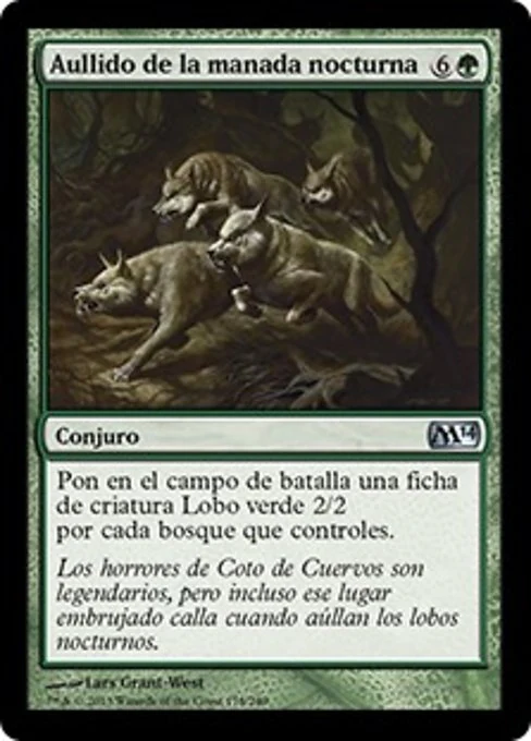 Aullido de la manada nocturna