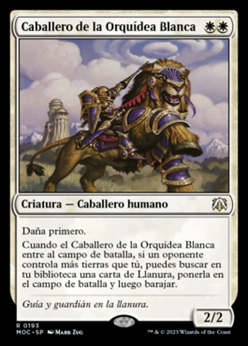 Caballero de la Orquídea Blanca
