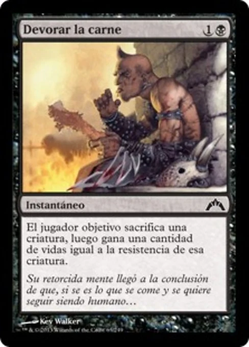 Devorar la carne