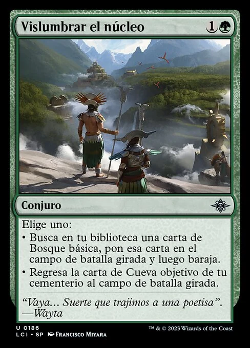 Vislumbrar el núcleo