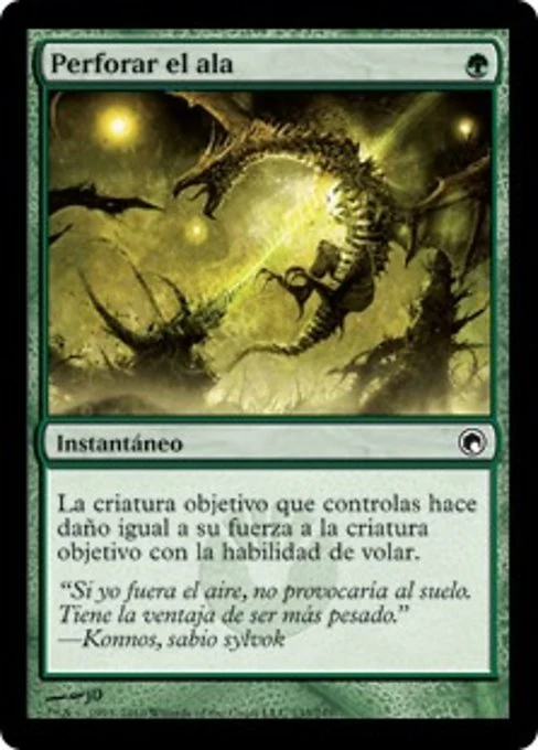 Perforar el ala