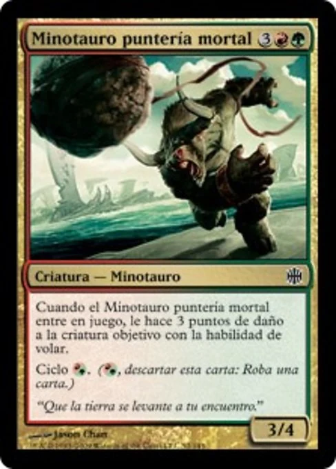 Minotauro puntería mortal