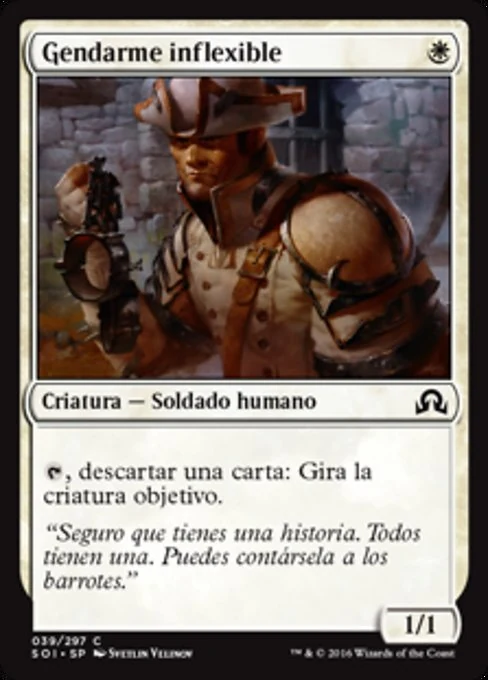 Gendarme inflexible
