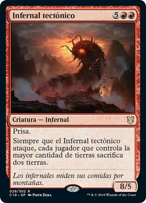 Infernal tectónico