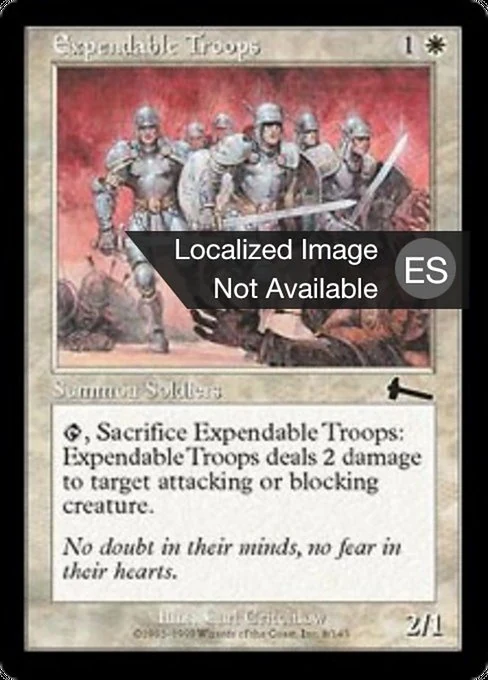 Tropas sacrificables