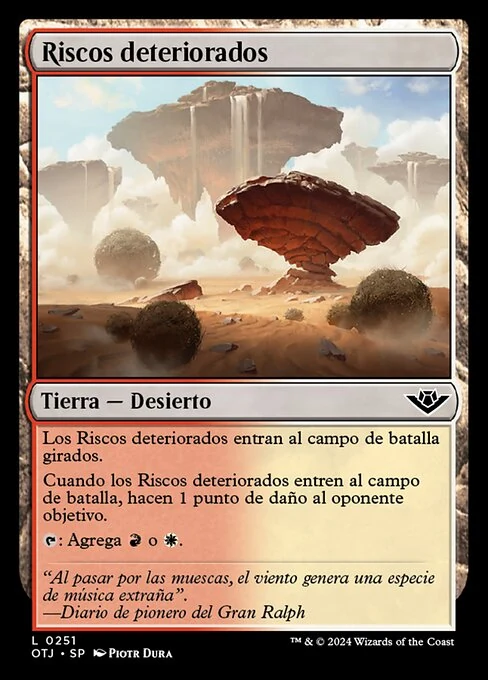 Riscos deteriorados
