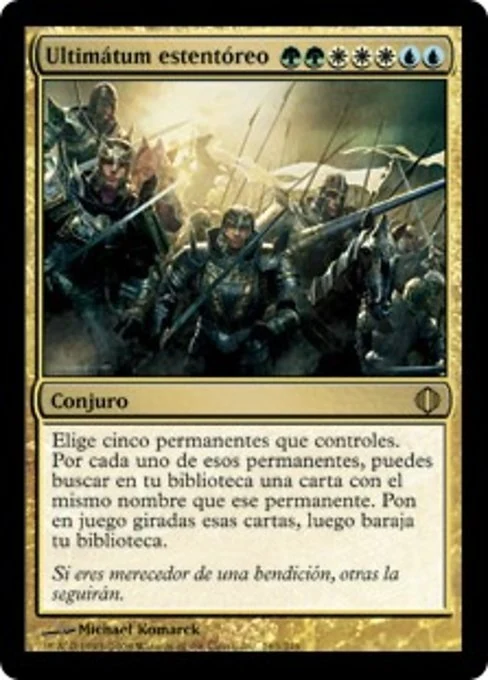 Ultimátum estentóreo