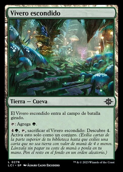 Vivero escondido