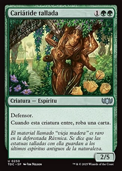 Cariátide tallada