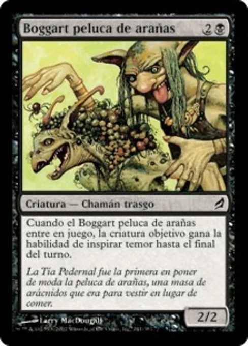 Boggart peluca de arañas