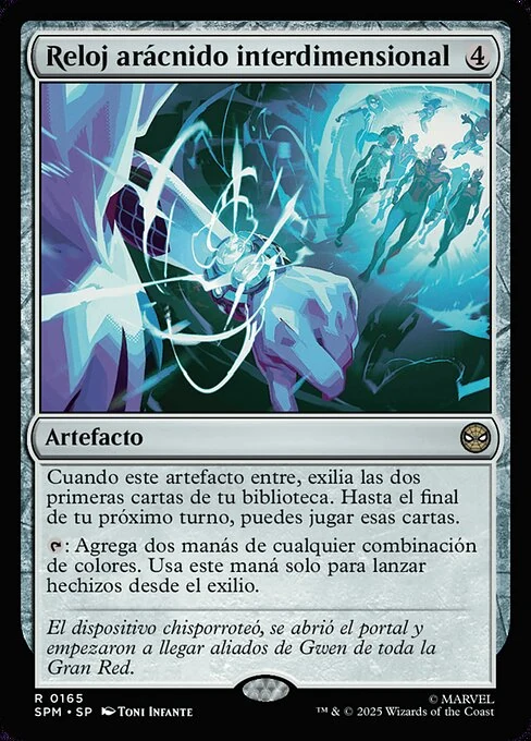 Reloj arácnido interdimensional