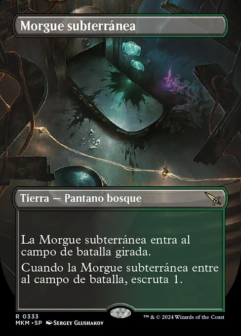 Morgue subterránea