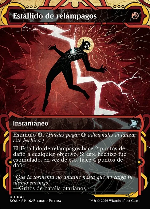 Estallido de relámpagos