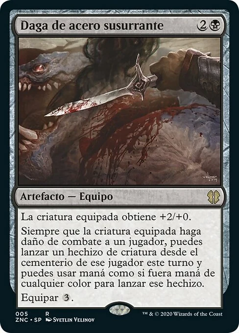 Daga de acero susurrante