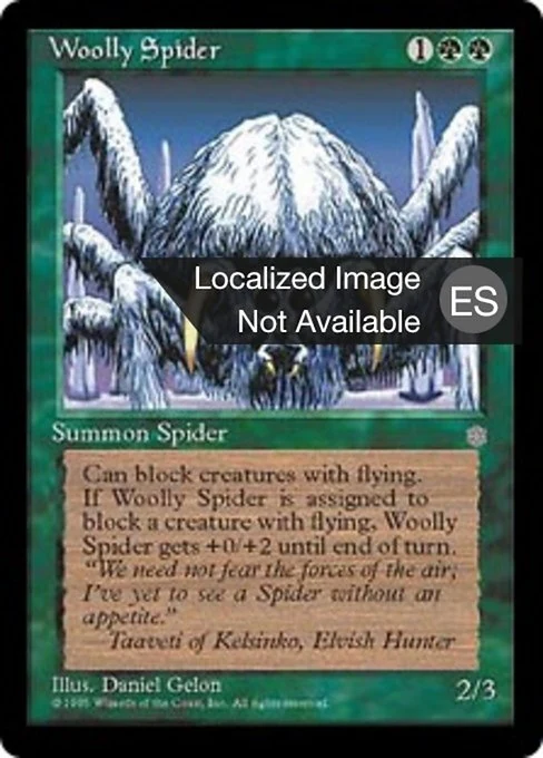 Araña lanuda