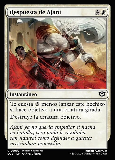 Respuesta de Ajani