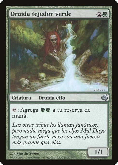 Druida tejedor verde
