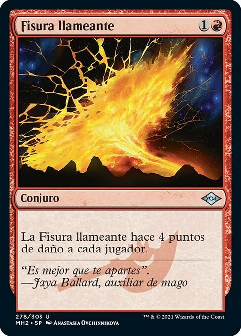 Fisura llameante