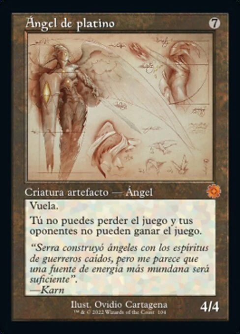 Ángel de platino