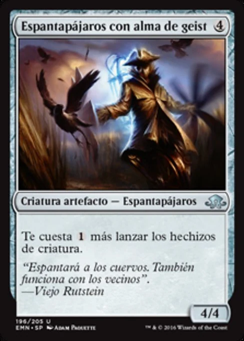 Espantapájaros con alma de geist