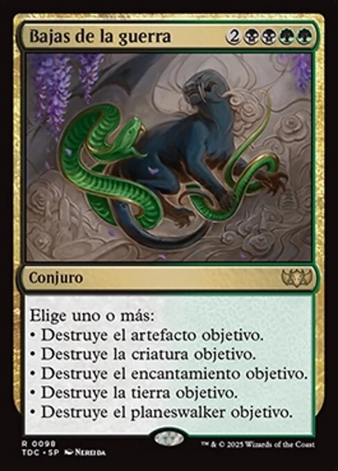 Bajas de la guerra