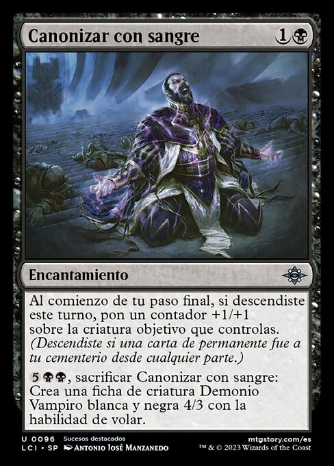 Canonizar con sangre