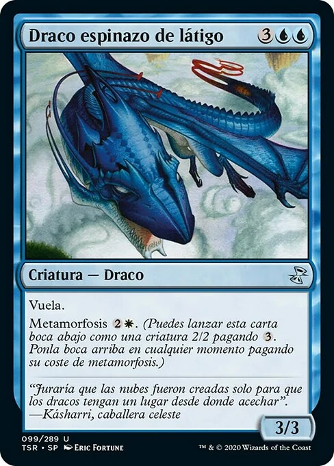 Draco espinazo de látigo