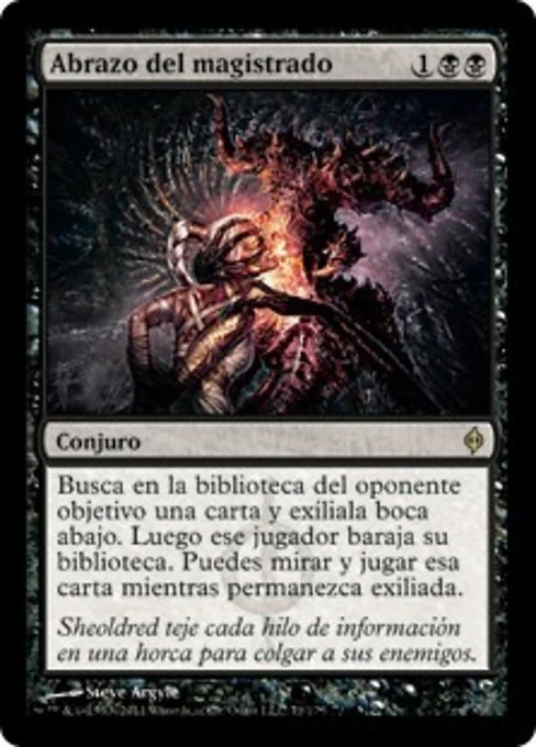 Abrazo del magistrado