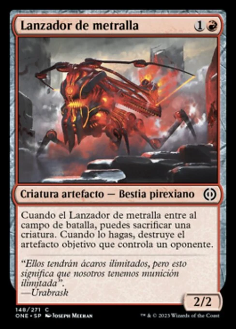 Lanzador de metralla