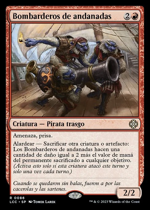 Bombarderos de andanadas